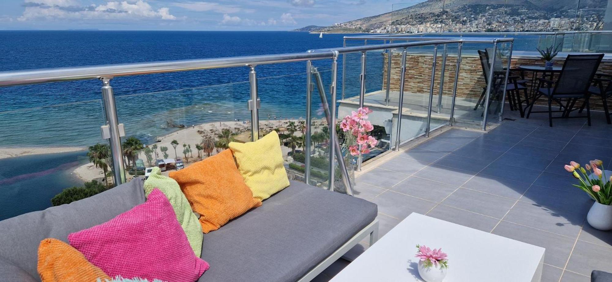 Apartamento Sadet'S Penthouse Saranda Exterior foto